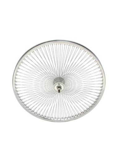 24 Steel Front Wheel 144 Spoke 14g UCP 3/8 Axle...